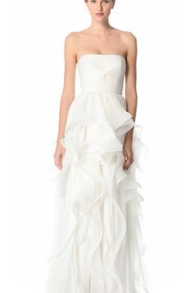Reem Acra Lilac Gown - Lyst
