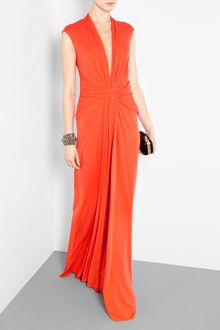 Issa Fire Crepe Jersey Twist Front Maxi Dress - Lyst