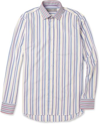 Etro Striped Cotton Shirt - Lyst