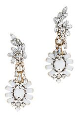J.Crew Lulu Frost For Jcrew Crystal and Color Statement Earrings