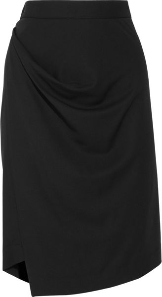 Vivienne Westwood Anglomania New Accident Folded Twill Skirt - Lyst