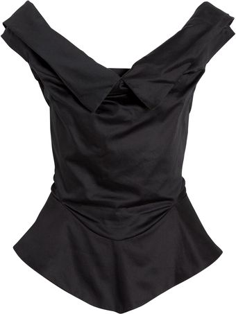 Vivienne Westwood Anglomania Orchid Corset Blouse - Lyst