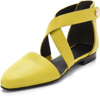 Alexander Wang Tabea Crisscross Flats - Lyst