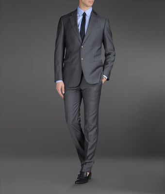Armani Two Button Suit - Lyst