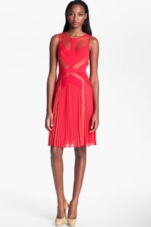 BCBGMAXAZRIA Lace Aline Dress - Lyst