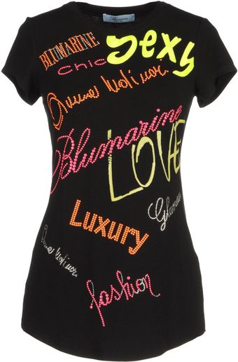 Blumarine Short Sleeve Tshirt - Lyst