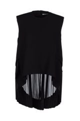 Celine Hi-Lo Sleeveless Top