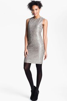 DKNY Sequin Sheath Dress - Lyst
