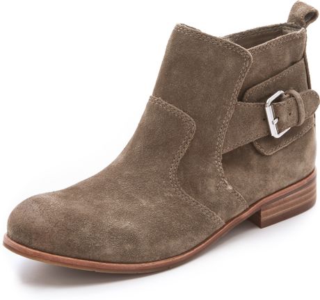designer flat booties