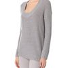 Donna Karan New York Alpaca Sweater in Gray - Lyst
