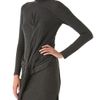 Donna Karan New York Twist Drape Dress in Black (anthracite) - Lyst