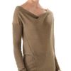 Donna Karan New York Long Sleeve Sweater in Khaki - Lyst