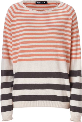 Iris Von Arnim Striped Cashmere Pippa Pullover - Lyst