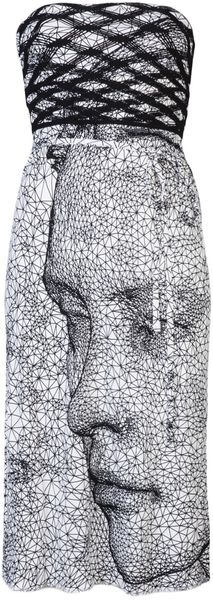 Jean Paul Gaultier Printed Dress - Lyst