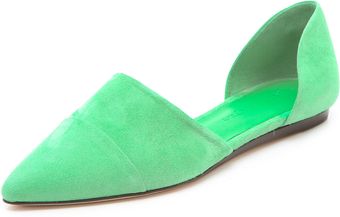 Jenni Kayne Suede Dorsay Flats - Lyst