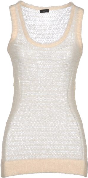 Joseph Sleeveless Sweater - Lyst