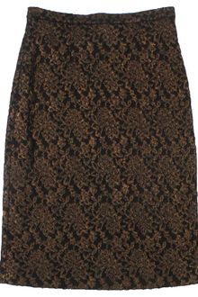 Prabal Gurung Metallic Lace Pencil Skirt - Lyst