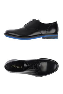 Prada Laceup Shoes - Lyst