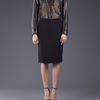 Ralph Lauren Embroidered Motorcycle Jacket in Black - Lyst