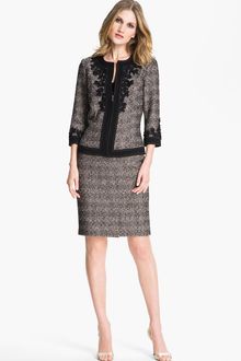 St. John Collection Graphic Tweed Jacket - Lyst
