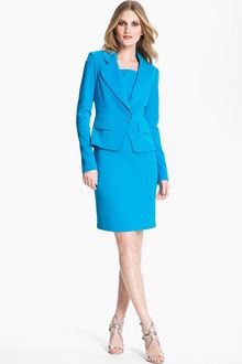 St. John Collection Milano Knit Peplum Jacket - Lyst