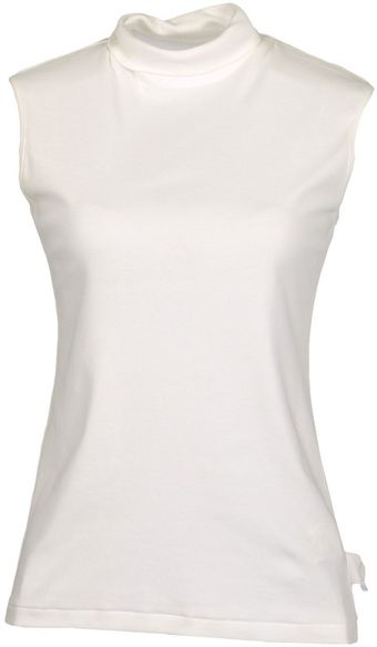 Yohji Yamamoto Sleeveless Tshirt - Lyst