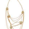 Alexis Bittar Siyabona Draping Necklace in Gold - Lyst