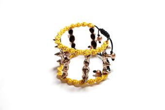 Ines Susaeta 6x4 Spike Yellow Bracelet - Lyst
