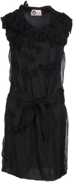 Lanvin Short Dress - Lyst