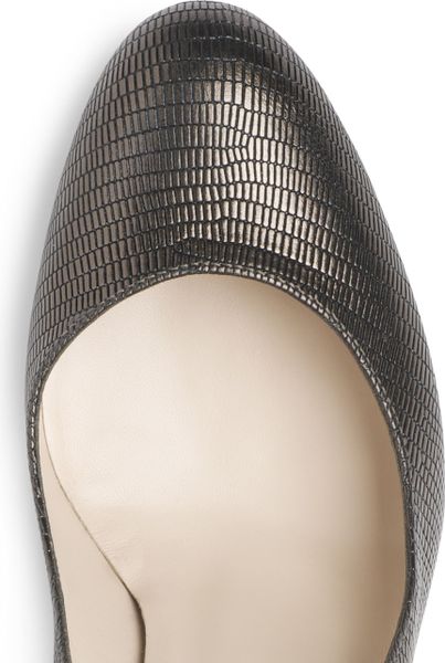pewter court shoe