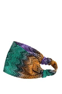 Missoni Slim Lurex Zig Zag Headwrap - Lyst