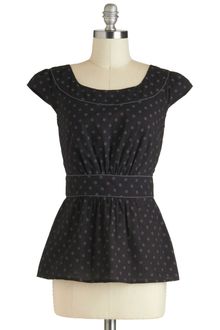 ModCloth Cool with Me Top in Cola - Lyst