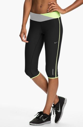 Nike Twisted Running Capris - Lyst