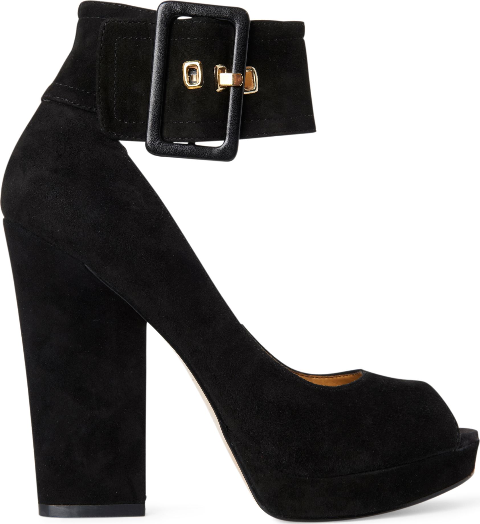 Nine West Ivorie Ankle Strap Courts in Black Lyst