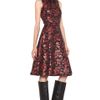 Rodarte Embroidered Tulle Dress in Red Black Floral in Red (red &amp; black floral) - Lyst