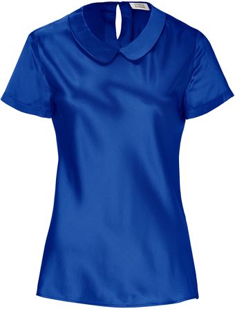 Steffen Schraut  Audrey Silk Satin Top - Lyst