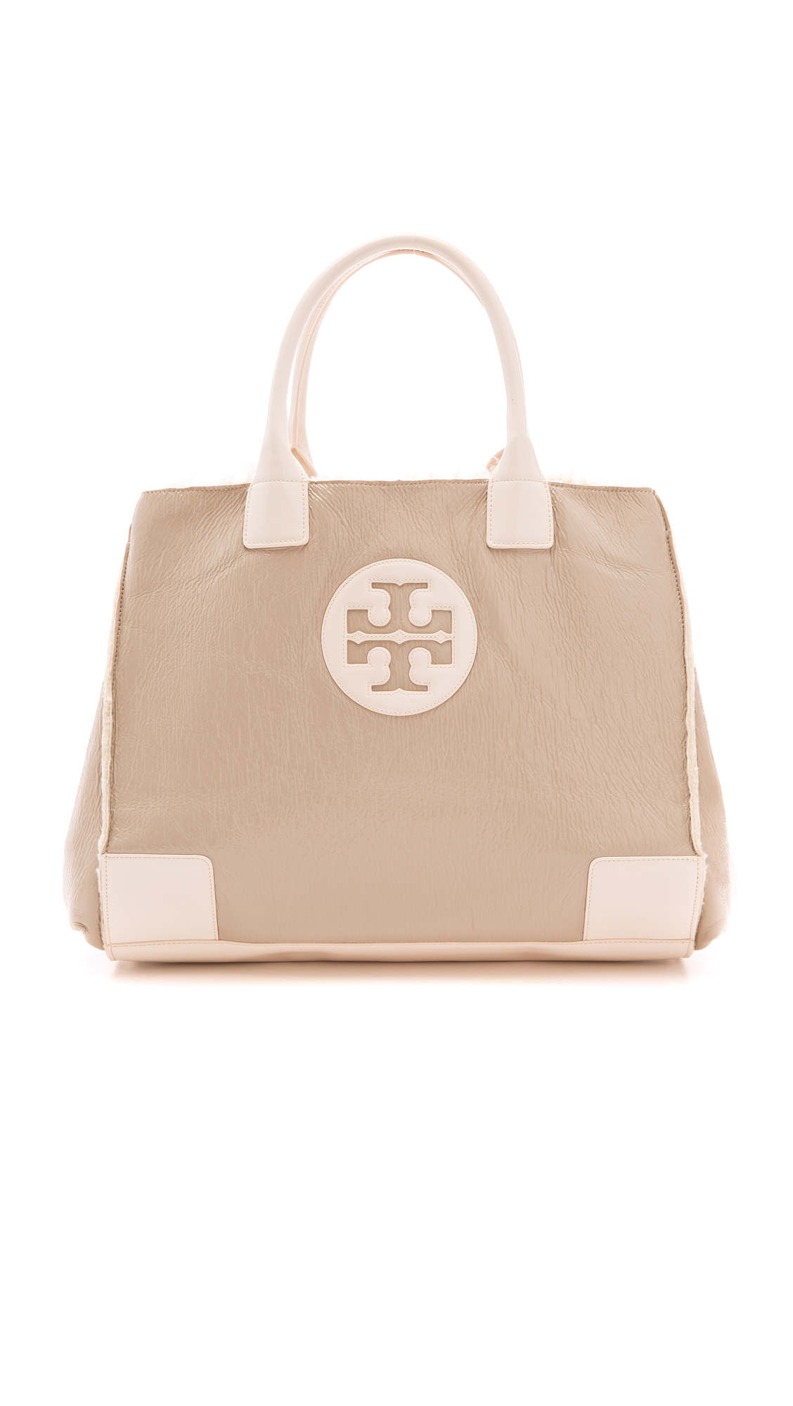 tory burch ella mini patent tote