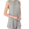 Donna Karan New York Sleeveless Hooded Tunic in Gray - Lyst