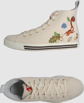DSquared2 Hightop Trainers - Lyst