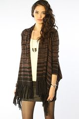 Jack Bb Dakota The Roy Cracked Faux Suade Skirt in Black