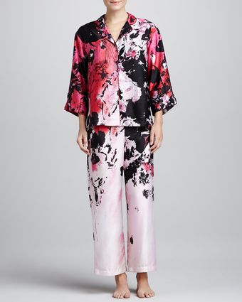 Natori Sebina Charmeuse Pajamas - Lyst