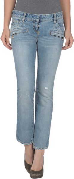 Balmain Denim Trousers - Lyst