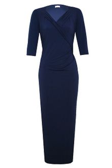 Minuet Petite Navy Jersey Maxi Dress - Lyst