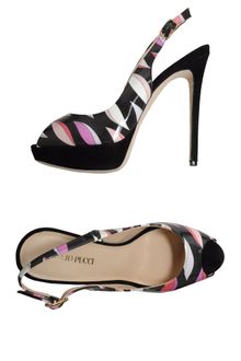 Emilio Pucci Platform Sandals - Lyst