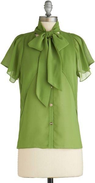 ModCloth Fresh and Fluttery Top - Lyst