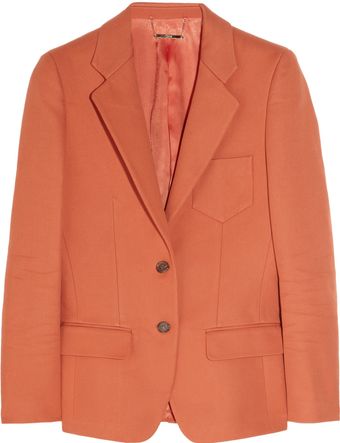Chloé Cotton Crepe Blazer - Lyst