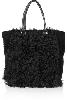 Marni Shearling Tote - Lyst