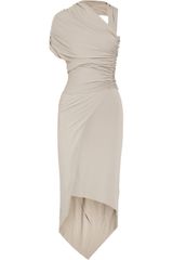 Mason by Michelle Mason Asymmetric Ruched Stretchjersey Dress