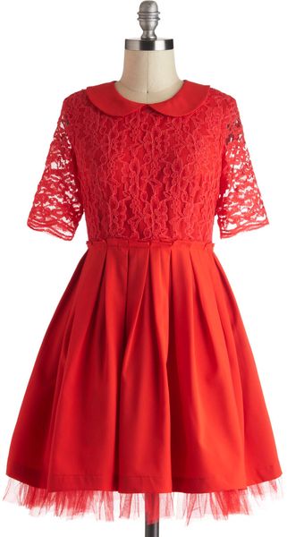 ModCloth Name It and Win It Good Tidings Titles Day 5 Dress - Lyst