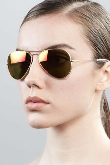 Gold Mirror Rayban